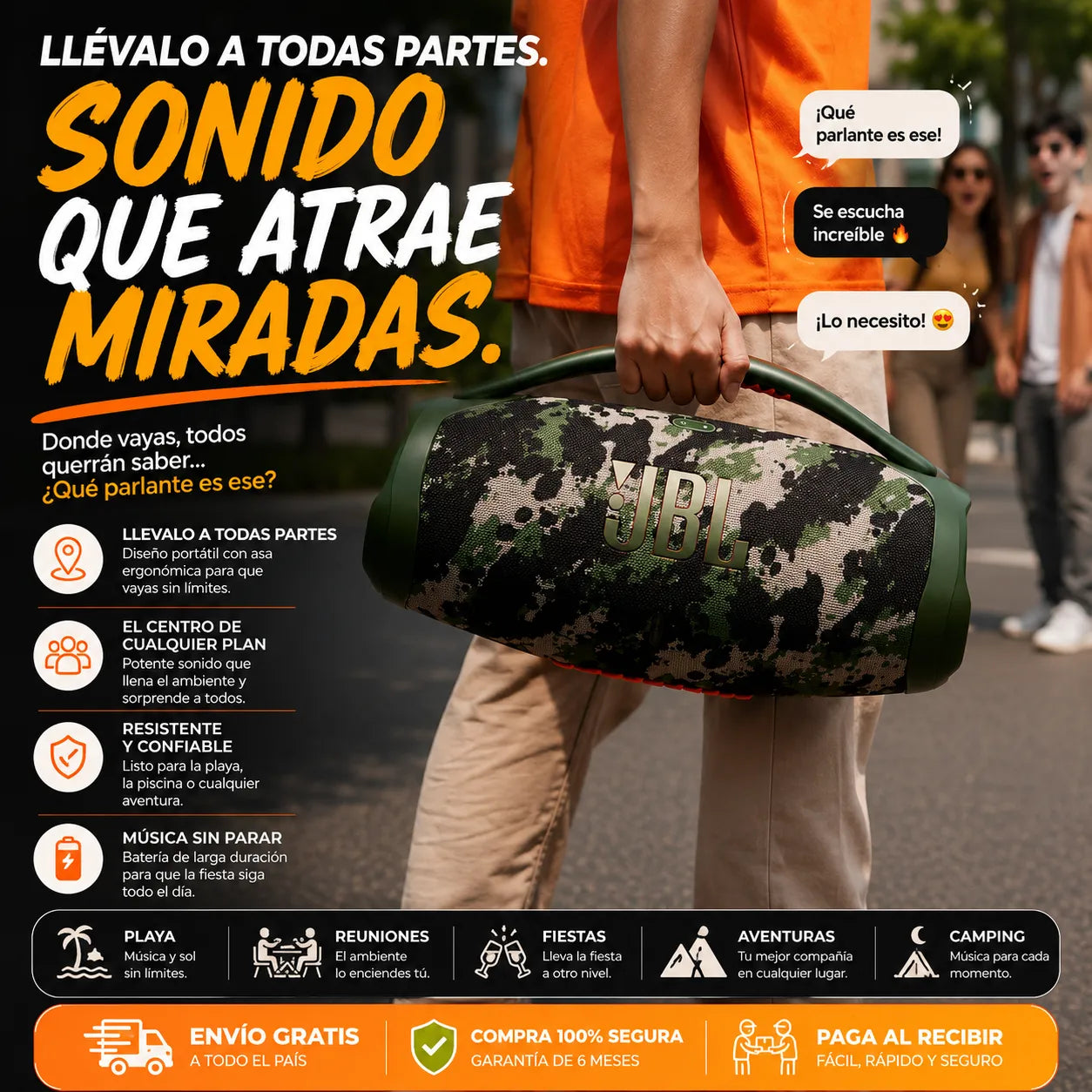 Parlante JBL Boombox 3