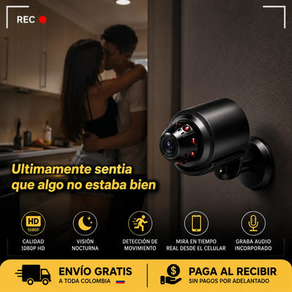 Mini Cámara Espía: Mira lo que pasa cuando no estás 📹👀
